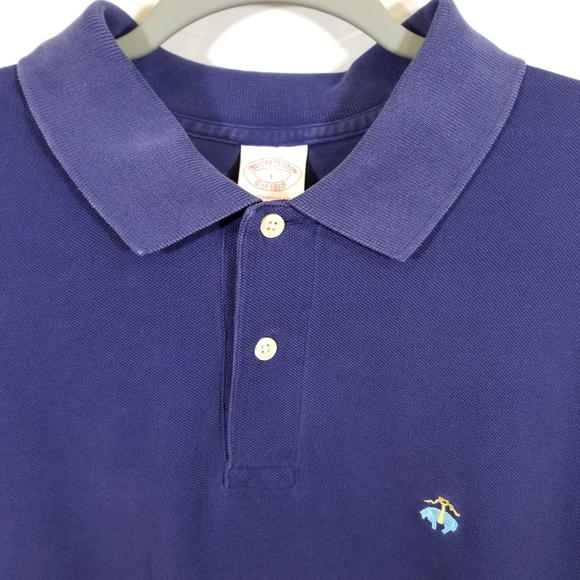 Brooks Brothers Blue Polo Shirt Golden Fleece L - Picture 11 of 16